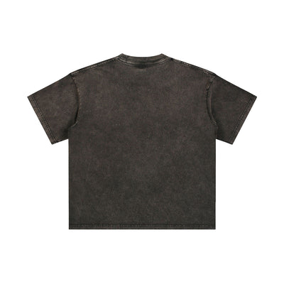 Vintage Washed Boxy Relaxed Streetwear Tee