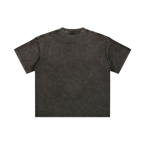 Vintage Washed Boxy Relaxed Streetwear Tee