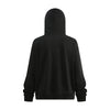 Unisex Full-Zip Fleece Layered Hood Hoodie