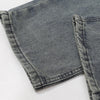 Vintage Wash Wide Leg Denim Jeans