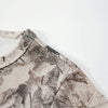 Forest Print Camo Cropped Short Sleeve Nature Tee