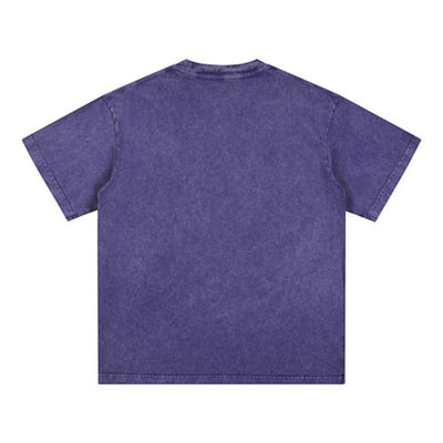 Washed Faded Baggy Cotton Tee 7.5oz