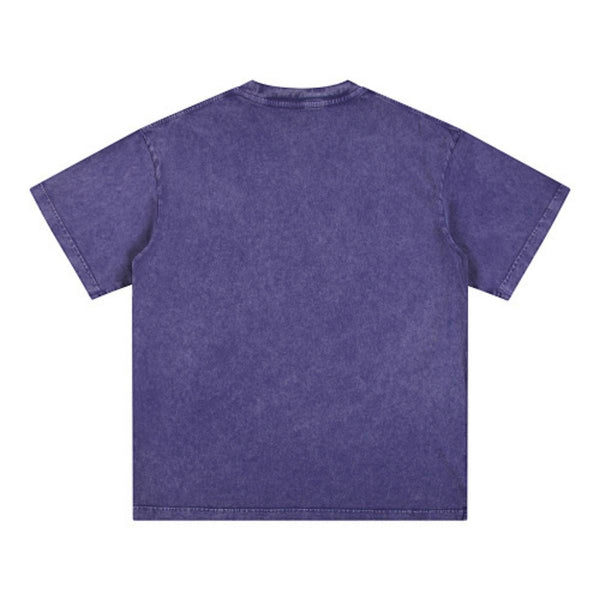Washed Faded Baggy Cotton Tee 7.5oz