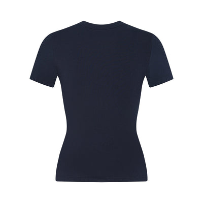 Structured Shoulder Slim Fit High-Stretch Short Sleeve