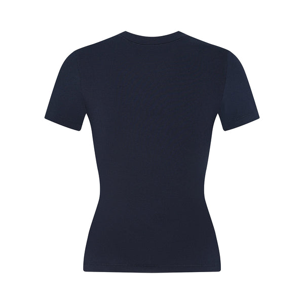 Structured Shoulder Slim Fit High-Stretch Short Sleeve