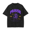 Praise His Name Christian Graphic Tee-INNBLAC