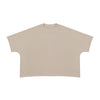 Washed Boxy Cropped Raglan Tee