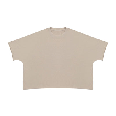 Washed Boxy Cropped Raglan Tee