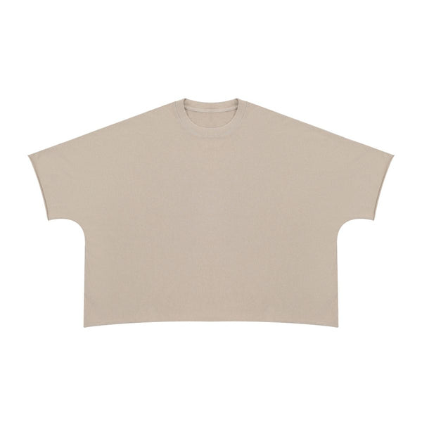 Washed Boxy Cropped Raglan Tee