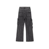 Vintage Utility Bootcut Cargo Jeans