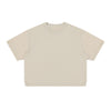 275G Heavyweight Cotton Coverstitch Cropped Tee
