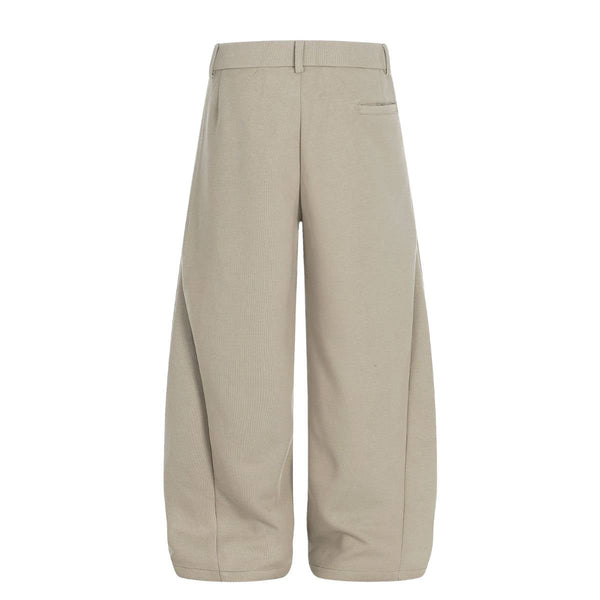 High-End Minimalist Pleated Loose Fit Wide-Leg Pants