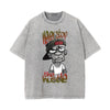 Streetwear Stone Wash Graphic Tee-INNBLAC