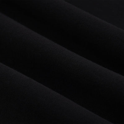 Black Washed Cotton Ripped Sweatshirt