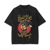 Streetwear Stone Wash Graphic Tee-INNBLAC