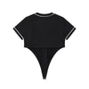 Women’s Y2K Color Block Raglan Baseball Tee