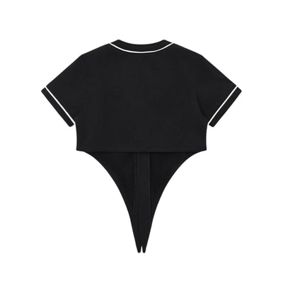 Women’s Y2K Color Block Raglan Baseball Tee