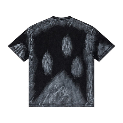 Vintage Painted Baggy T Shirt 270gsm
