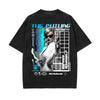 Future Streetwear Chrome Style Graphic Tee-INNBLAC