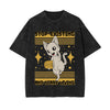 Stop Existing Graphic Washed Tee-INNBLAC