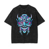 Oni Mask Mecha Graphic Tee-INNBLAC
