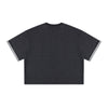 Oversized Cotton Crew Neck Tee 250G