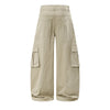 Loose Fit Curved Parachute Pants