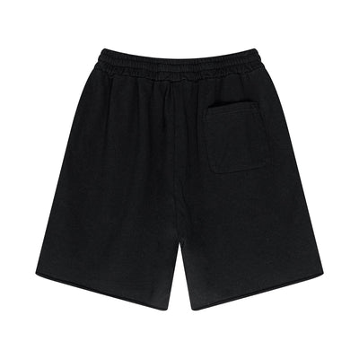 Raw Edge Destructive Short Pants
