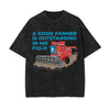 A Good Farmer Graphic Washed Tee-INNBLAC