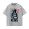 Urban Ninja Stone Wash Graphic Tee-INNBLAC