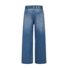Paris Button Baggy Wide-Leg Denim Jeans