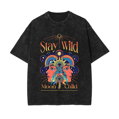 Stay Wild Moon Child Graphic Tee-INNBLAC