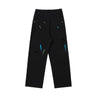 Paint Splatter Distressed Relaxed Baggy Cotton Pants