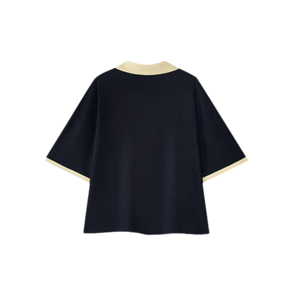 Lightweight Cooling Contrast Stitch Polo Shirt