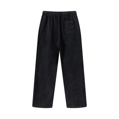 Heavyweight Washed Cotton Baggy Sweatpants