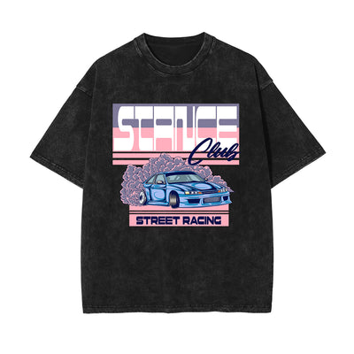 Stance Club Car Drift Graphic Tee-INNBLAC