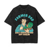 Farmer Dad Graphic Washed Tee-INNBLAC