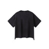 Distressed Raw Hem Boxy Cotton T-Shirt