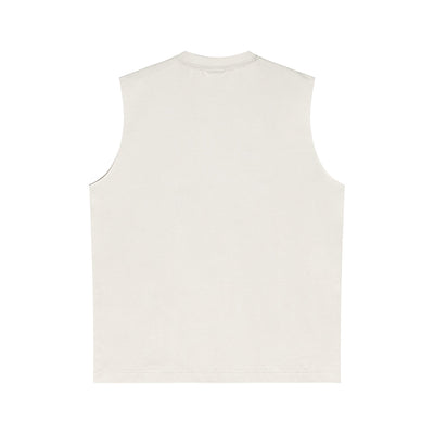 Quick Dry Raw Edge Muscle Tank 210gsm
