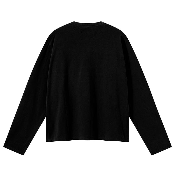 Solid Stretch Thumb Hole Long-Sleeve T-Shirt 260gsm