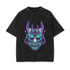Oni Mask Mecha Graphic Tee-INNBLAC