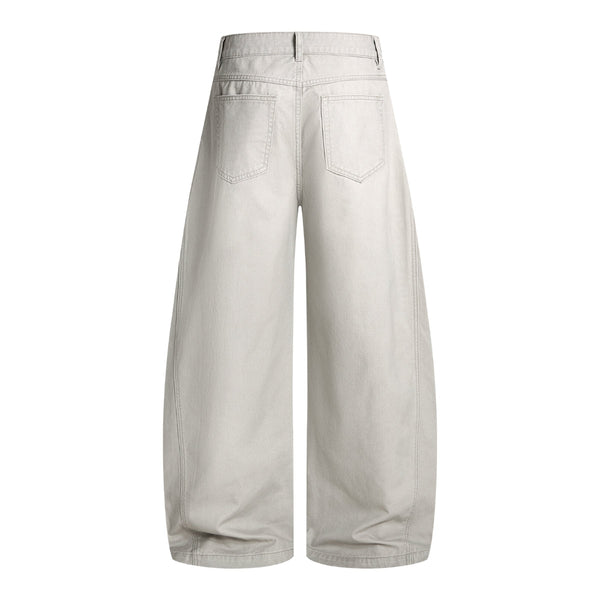 Retro Curved-Leg Relaxed Fit Cargo Pants