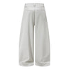 Minimalist Wide-Leg Pleated Pants