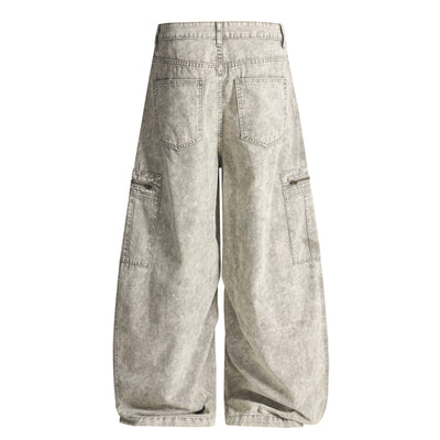 High Waist Utility Pocket Cargo Pants