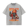 Streetwear Stone Wash Graphic Tee-INNBLAC