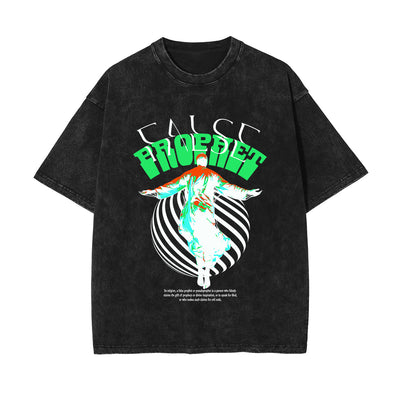 False Prophet Brutalism Graphic Tee-INNBLAC