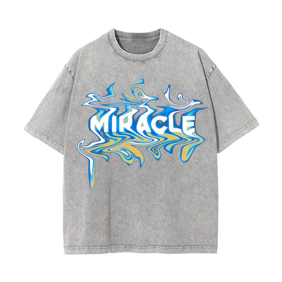 Miracle Streetwear Graphic Stone Wash Tee-INNBLAC