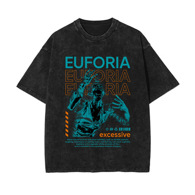 Euforia Streetwear Stone Wash Graphic Tee-INNBLAC