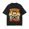 Trick Or Treat Graphic Washed Tee-INNBLAC