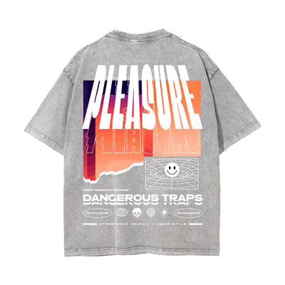 Pleasure Urban Streetwear Graphic Tee-INNBLAC